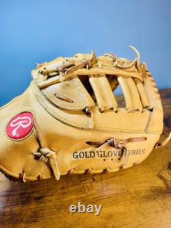Vintage 1980s Rawlings Heart Of The Hide PRO-9FB Baseball Glove Mitt Rare HTF