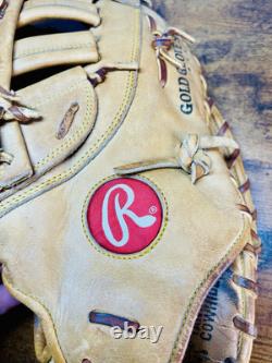 Vintage 1980s Rawlings Heart Of The Hide PRO-9FB Baseball Glove Mitt Rare HTF