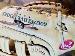 Vintage 1980s Rawlings Heart Of The Hide PRO-9FB Baseball Glove Mitt Rare HTF