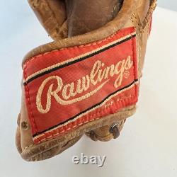 Vintage 1991 Rawlings Baseball Glove Pro 1000H Heart of the Hide HOH USA BBB01