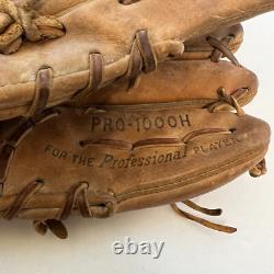 Vintage 1991 Rawlings Baseball Glove Pro 1000H Heart of the Hide HOH USA BBB01