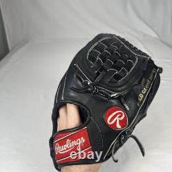 Vintage 1992 Rawlings Heart of the Hide Glove PRO-8 12.25 Black Horween USA