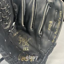Vintage 1992 Rawlings Heart of the Hide Glove PRO-8 12.25 Black Horween USA