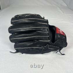 Vintage 1992 Rawlings Heart of the Hide Glove PRO-8 12.25 Black Horween USA