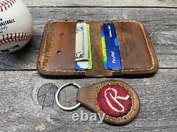 Vintage Made in USA Rawlings Heart of the Hide Baseball Glove Wallet/Key chain