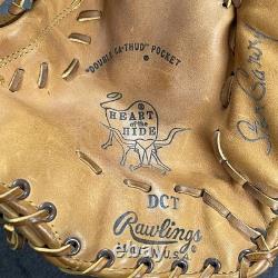Vintage Rawlings First Base Mitt Mens 12.5 Brown Heart Of The Hide DCT Made USA