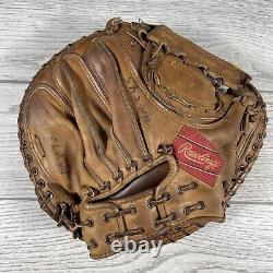 Vintage Rawlings HOH Heart Of The Hide Catchers Baseball Mitt RHT Prof Model