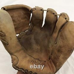 Vintage Rawlings Harvey Haddix The Kitten Baseball Glove/RH HEART OF HIDE