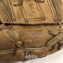 Vintage Rawlings Harvey Haddix The Kitten Baseball Glove/RH HEART OF HIDE