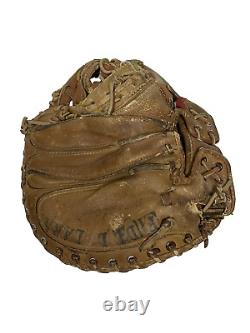 Vintage Rawlings Heart Of The Hide Baseball Catchers Mitt Pro Player Made USA
