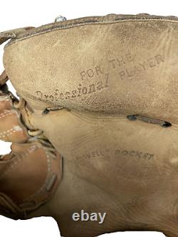 Vintage Rawlings Heart Of The Hide Baseball Catchers Mitt Pro Player Made USA