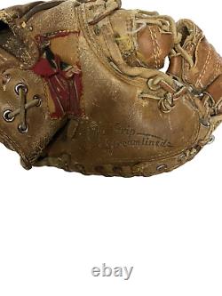 Vintage Rawlings Heart Of The Hide Baseball Catchers Mitt Pro Player Made USA