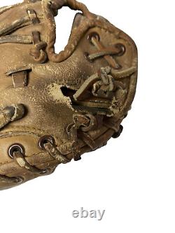Vintage Rawlings Heart Of The Hide Baseball Catchers Mitt Pro Player Made USA