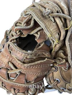 Vintage Rawlings Heart Of The Hide Baseball Catchers Mitt Pro Player Made USA