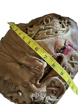 Vintage Rawlings Heart Of The Hide Baseball Catchers Mitt Pro Player Made USA