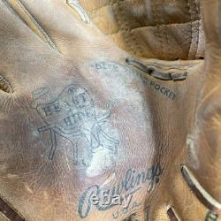 Vintage Rawlings Heart of Hide Baseball Glove XFG 7 Billy Williams 60s LHT