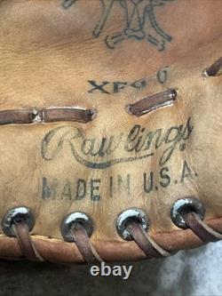 Vintage Rawlings Heart of the Hide, XFG 6 Left Hand Throw, Baseball Glove