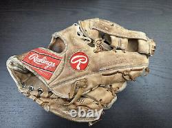 Vintage Rawlings PRO-1000H Right H Made In USA Heart Of The Hide NEEDS REPAIR