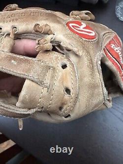 Vintage Rawlings PRO-1000H Right H Made In USA Heart Of The Hide NEEDS REPAIR