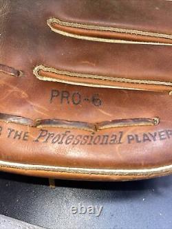 Vintage Rawlings PRO-6 Heart Of The Hide Glove Ker14 12 Holdster Fastback USA