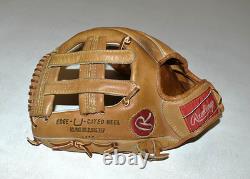 Vintage Rawlings Pro 1.000 Heart of Hide Baseball Softball Glove 12 LHT Left VG