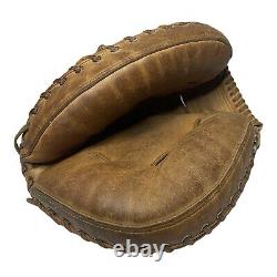 Vintage Rawlings RL1 Catchers Mitt Glove Baseball Heart Of The Hide Johnny Bench