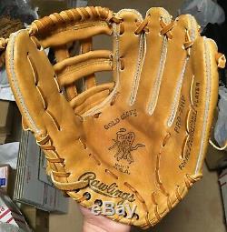 Vintage Rawlings USA Pro-2hf Heart Of The Hide Baseball Glove Mitt Exc Nice