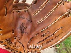 Vintage Rawlings USA Pro H Heart Of The Hide 12.75 Rht Baseball Softball Glove
