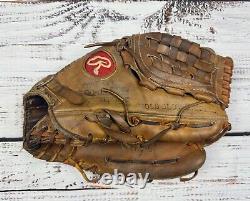 Vintage USA Made Rawlings Pro 6 Heart Of The Hide Gold Glove 11 Inch Infield