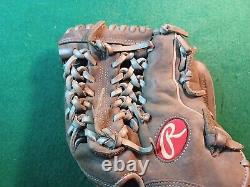 Vtg Rawlings Pro 204 DCG 11 1/2 Heart Of The Hide Infield Leather Glove