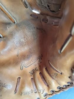 Vtg Rawlings XPG-3 Heart Of The Hide LHT Pro Baseball Glove Brooks Robinson